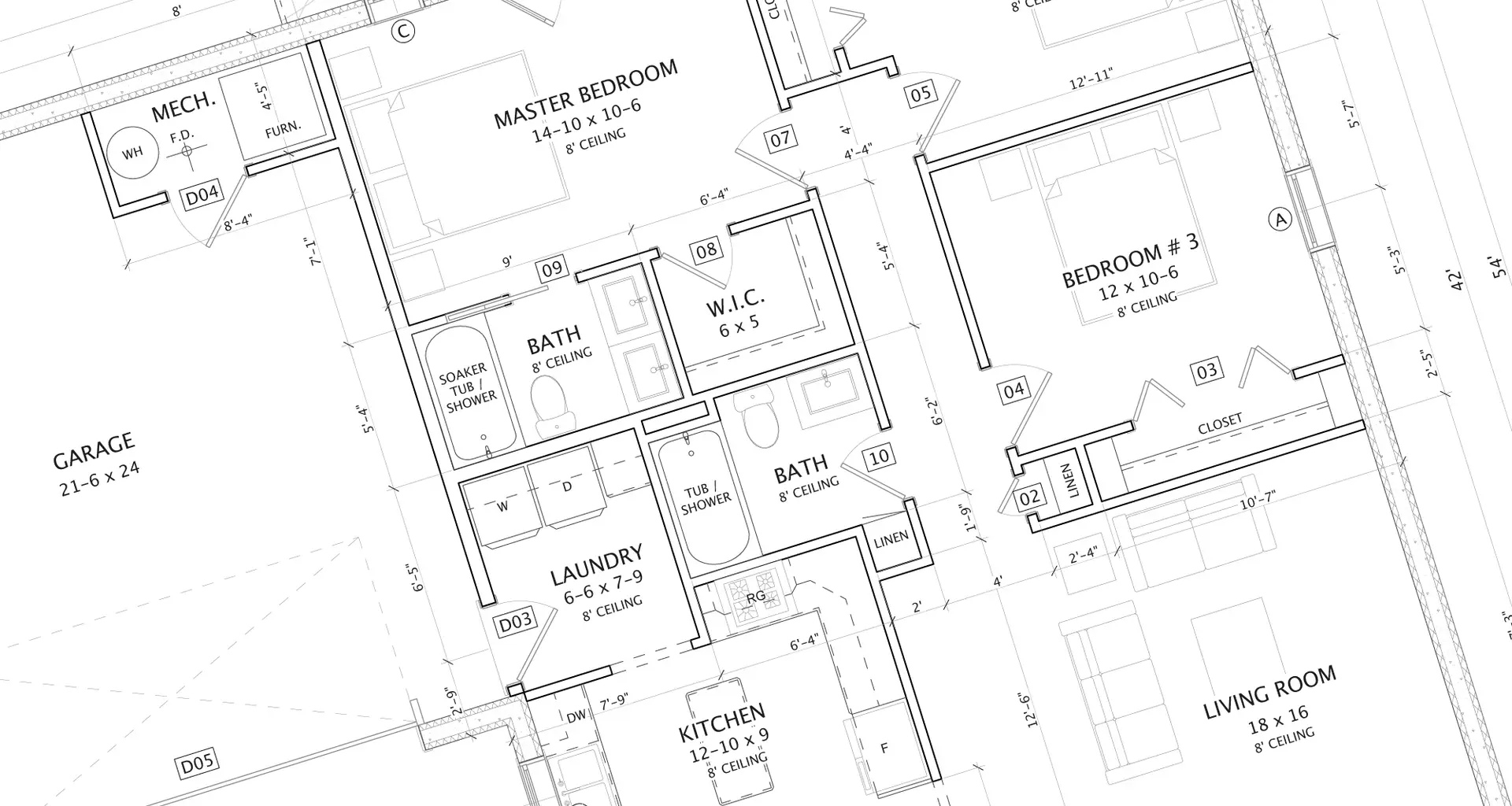 Harvell Homes blueprint image